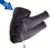 Buy 1 Get 1 Free, total of 2 pcs Durable Honeycomb Anti-collision Guards - Advanced UV Protection & Ventilated Breathability - Enhanced Elbow & Wrist Support for Fitness, Football, and Basketball Training