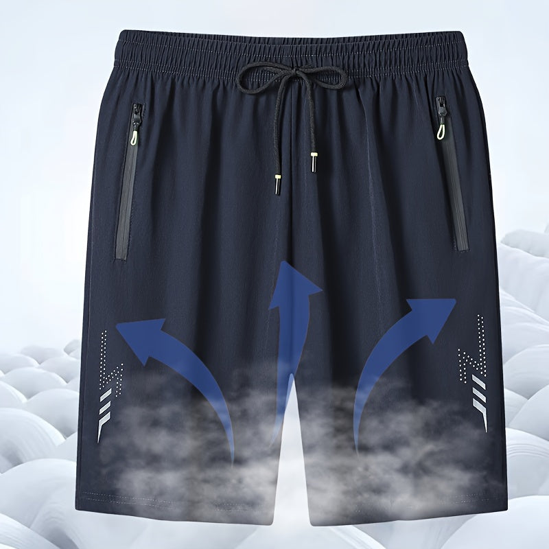 [Quick-Dry Shorts] 3pcs Quick-Dry Men's Summer Shorts | Casual Sportswear for Running, Fitness, Cycling, Jogging, and Outdoor Activities