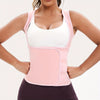 Women's Sports Sweat Sauna Suit, Waist-Cinching Shapewear Vest with Fixed Bra for Anti-Sagging Support, Body-Shaping Running Workout Outfit, Convenient Stick-On Design, Tummy Control Yoga & Gym Wear Short Coat Top, Sexy Sport