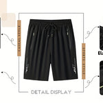 [Quick-Dry Shorts] 3pcs Quick-Dry Men's Summer Shorts | Casual Sportswear for Running, Fitness, Cycling, Jogging, and Outdoor Activities