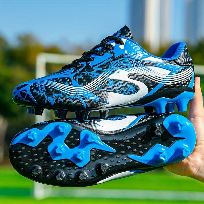 Non Slip Football Cleat With Spikes, Professional Comfy Outdoor Breathable Soccer Cleats & Shoes For Training Competition