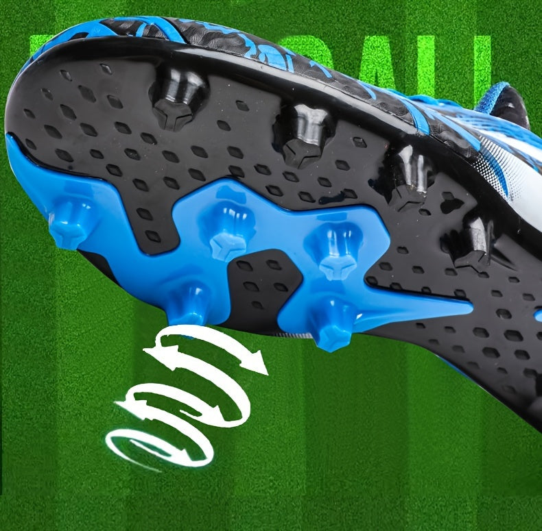 Non Slip Football Cleat With Spikes, Professional Comfy Outdoor Breathable Soccer Cleats & Shoes For Training Competition