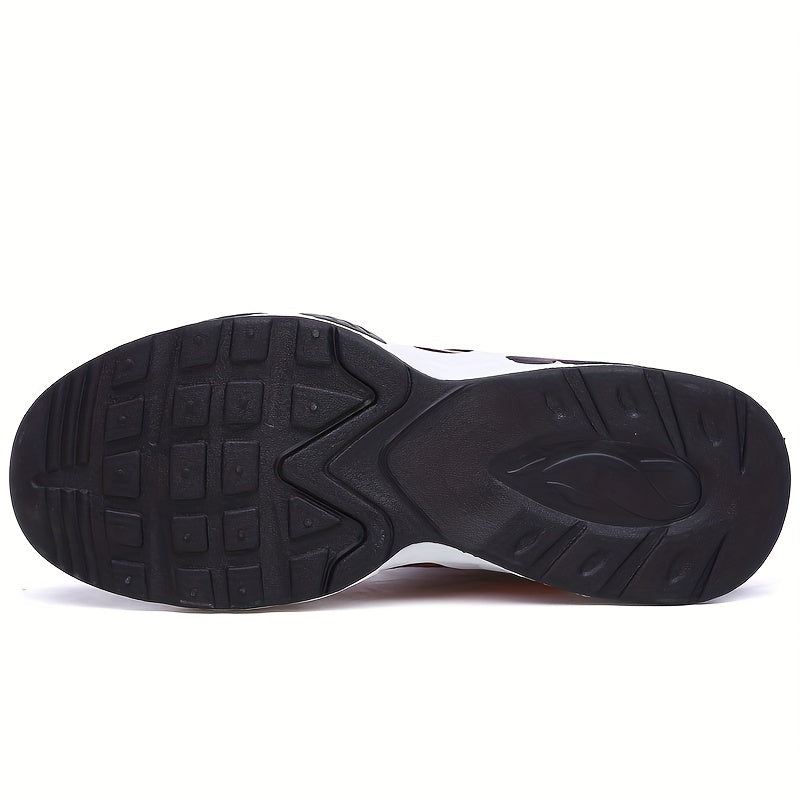 Men's Professional Basketball Shoes, Comfy High Top Breathable Non Slip Shock Absorption Lace Up Air Cushion Sneakers For Training Running Walking