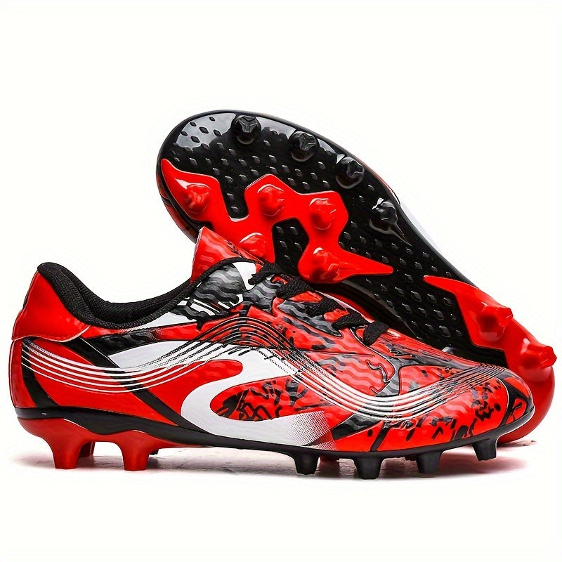 Non Slip Football Cleat With Spikes, Professional Comfy Outdoor Breathable Soccer Cleats & Shoes For Training Competition