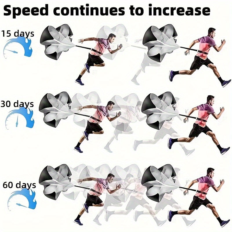 1pc Resistance Parachute Umbrella For Running Speed Training, Football Physical Training Equipment