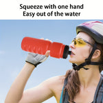 027 Sports Squeeze Water Bottle - 500ml Lightweight, Portable, Cycling and Football Friendly, Simple and Convenient Hydration Companion