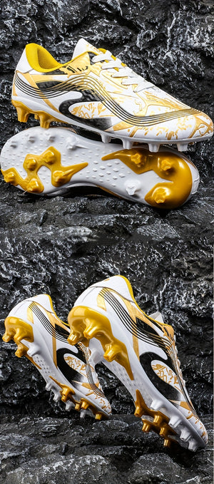 Non Slip Football Cleat With Spikes, Professional Comfy Outdoor Breathable Soccer Cleats & Shoes For Training Competition