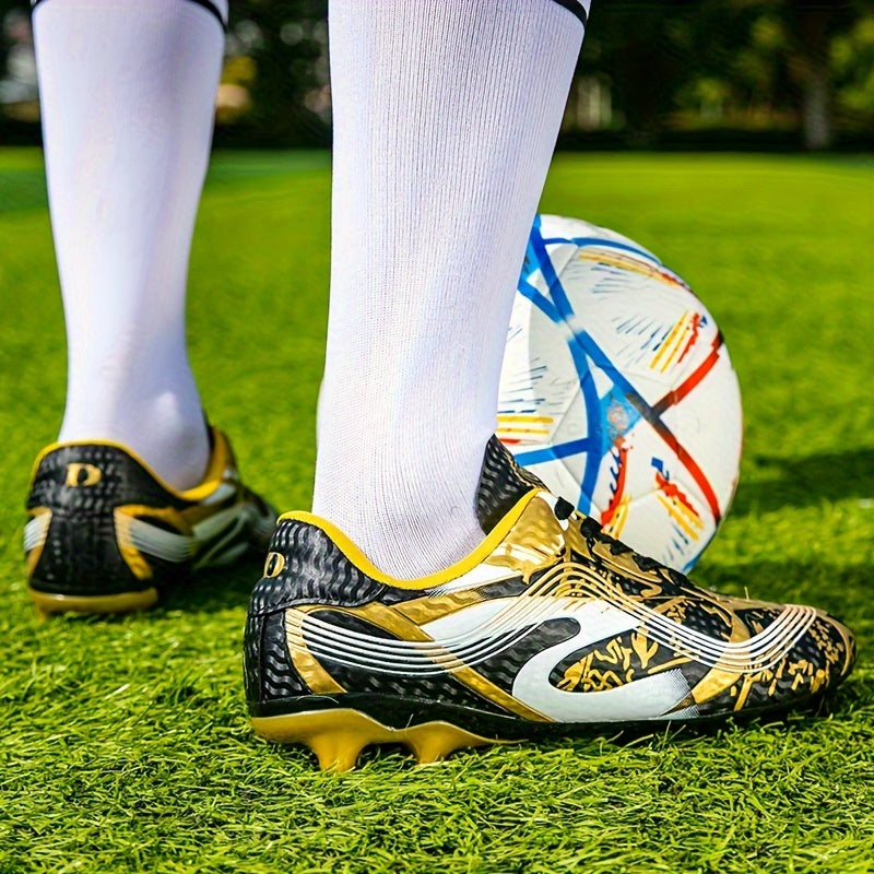 Non Slip Football Cleat With Spikes, Professional Comfy Outdoor Breathable Soccer Cleats & Shoes For Training Competition