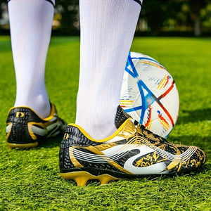 Non Slip Football Cleat With Spikes, Professional Comfy Outdoor Breathable Soccer Cleats & Shoes For Training Competition