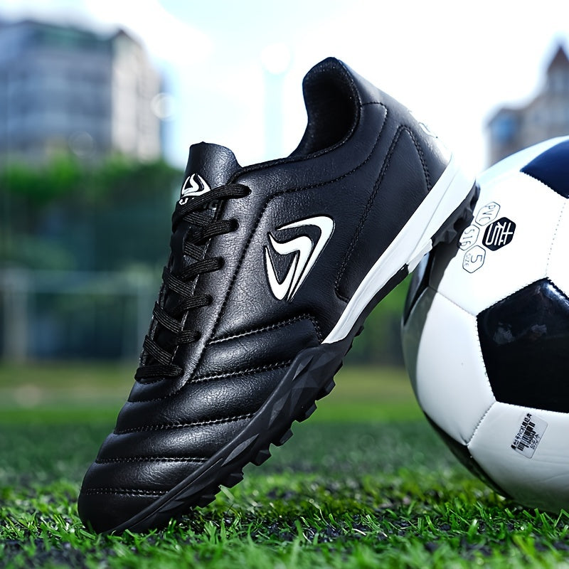 Mens Turf Football Cleats - High-Performance Anti-skid Design - Durable & Ventilated for Outdoor Play - Secure Lace-Up Soccer Shoes - Ideal for Artificial Grass Fields