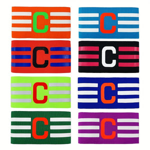 1 Piece Adjustable Football Captain's Armband for Adults and Youth - Ideal for Multi-Sports, Senior and Junior Sizes Available