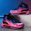 Boys' High-Top Basketball Shoes - Breathable, Anti-Slip, Wear-Resistant for Indoor Outdoor Training, All Seasons - Stylish, Cool, Comfortable Shoes for Boys