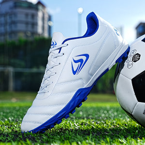 Mens Turf Football Cleats - High-Performance Anti-skid Design - Durable & Ventilated for Outdoor Play - Secure Lace-Up Soccer Shoes - Ideal for Artificial Grass Fields