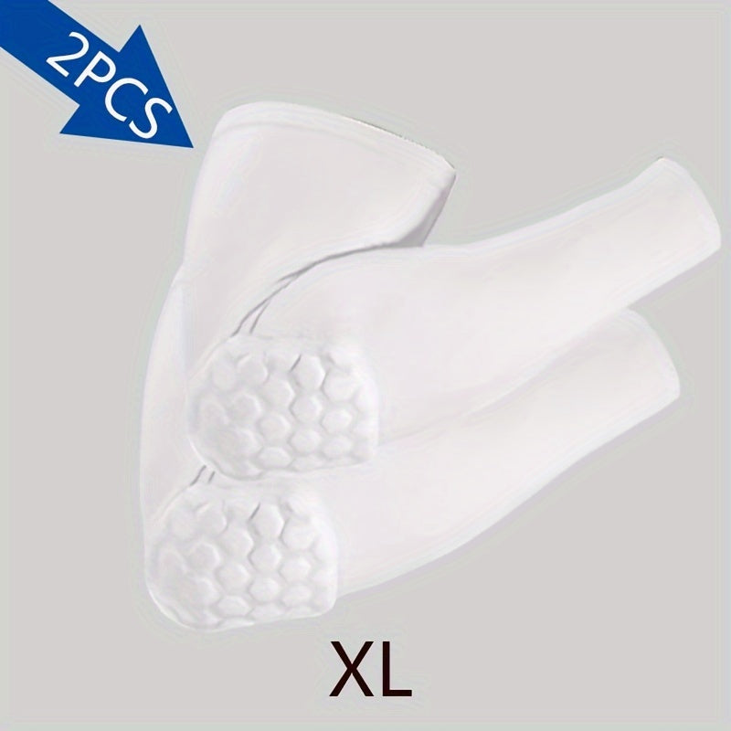 Buy 1 Get 1 Free, total of 2 pcs Durable Honeycomb Anti-collision Guards - Advanced UV Protection & Ventilated Breathability - Enhanced Elbow & Wrist Support for Fitness, Football, and Basketball Training