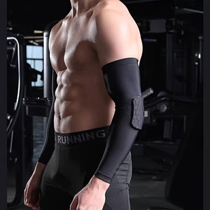 Buy 1 Get 1 Free, total of 2 pcs Durable Honeycomb Anti-collision Guards - Advanced UV Protection & Ventilated Breathability - Enhanced Elbow & Wrist Support for Fitness, Football, and Basketball Training