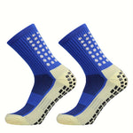 6 Pairs Sports Outdoor Leg Football Socks Set Breathable Non Slip Silicone Grip Soccer Socks